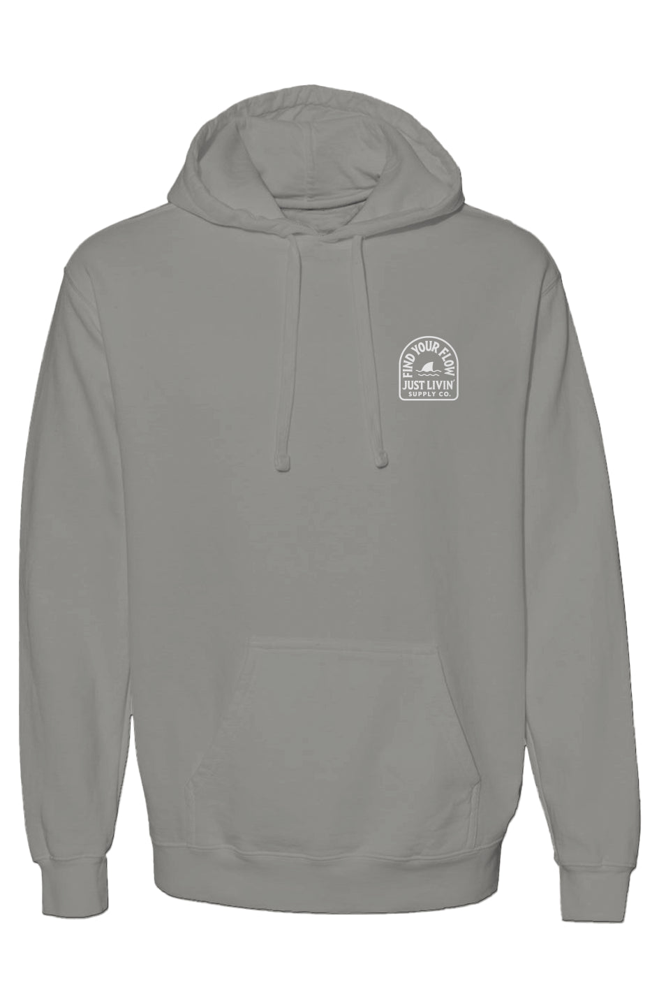 Garment-Dyed Hooded Sweatshirt