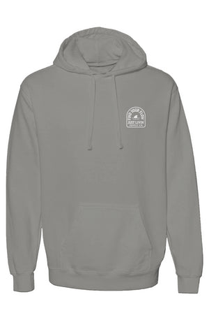 Garment-Dyed Hooded Sweatshirt