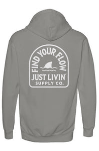 Garment-Dyed Hooded Sweatshirt
