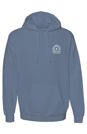 Garment-Dyed Hooded Sweatshirt