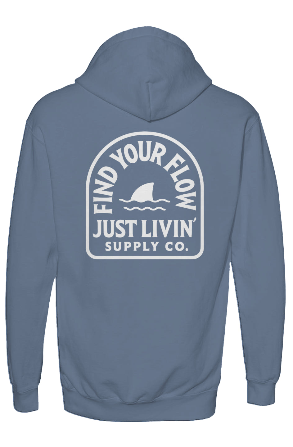 Garment-Dyed Hooded Sweatshirt