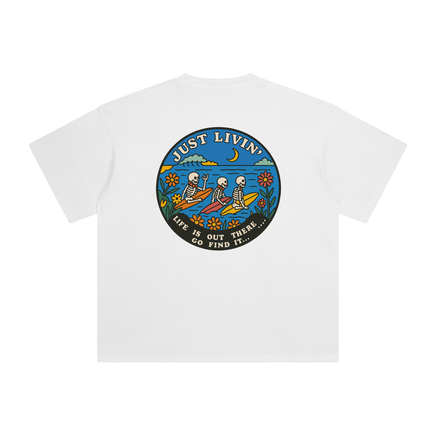 Enzyme Washed T-Shirt