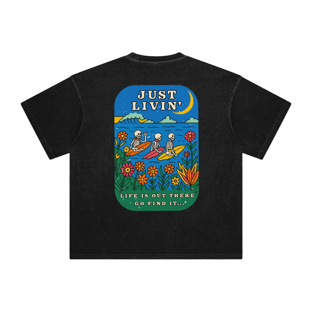 Enzyme Washed T-Shirt