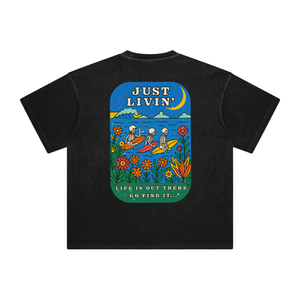 Enzyme Washed T-Shirt