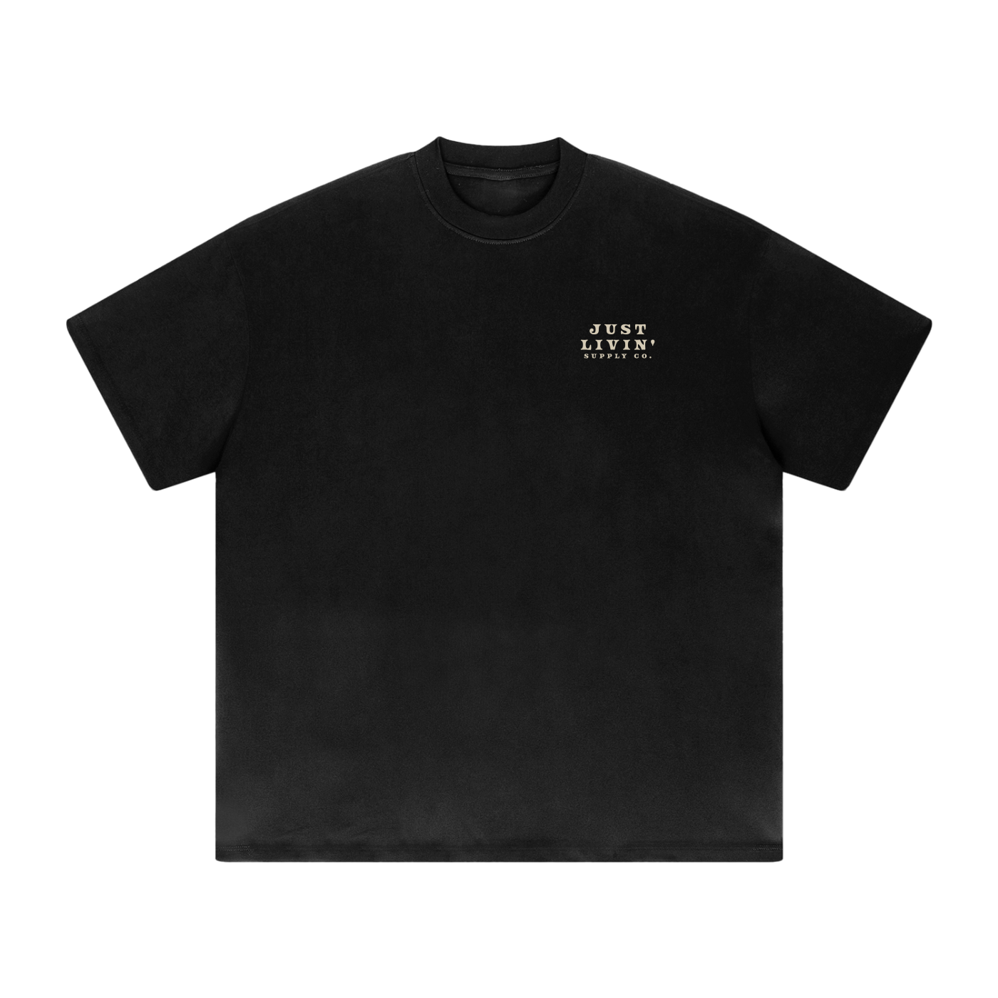 Streetwear Unisex 425G Heavyweight Solid Color Drop Shoulder Loose T-shirt