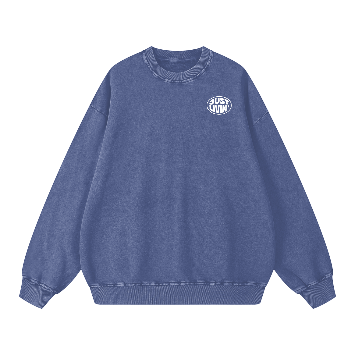 Acid Wash Oversize Sweatshirt - 360 GSM