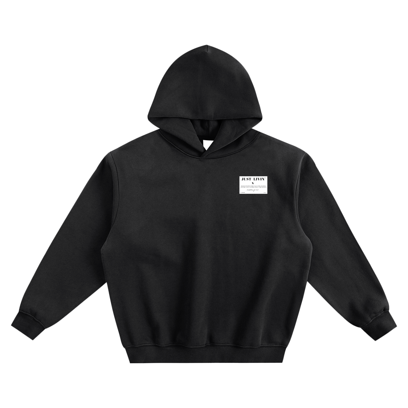 Fleeced Boxy Hoodie