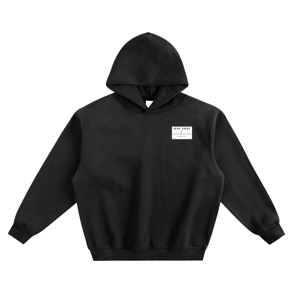 Fleeced Boxy Hoodie